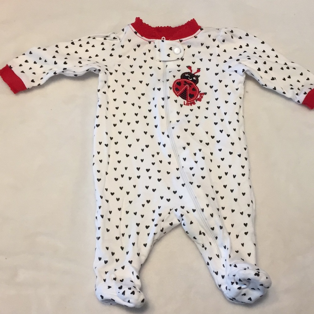 Newborn footed pajamas